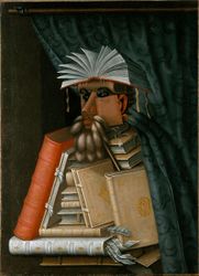 أمين المكتبة, 1556, oil on canvas, Skokloster Castle, Sweden