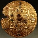 Celtic gold-plated disc