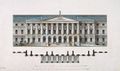 Quarenghi's original design for the Smolny Institute, the office of the Governor