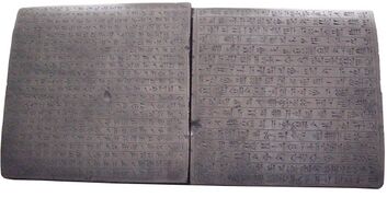 Tablets of Xerxes, kept at the National Museum of Iran