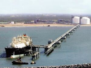 رصيف تصدير الغاز المسال من إدكو.