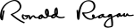 رونالد ريگان's signature