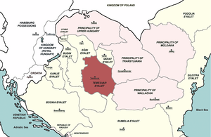 Temesvar Eyalet, Central europe 1683.png