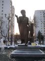 Monument to Alisher Nava'i in Inspiration Alley. Ashgabat, Turkmenistan