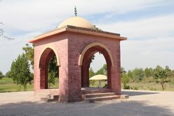 Birth place monument of emperor Akbar.JPG