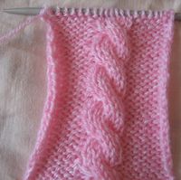 تريكو وغرزة الظفيرة