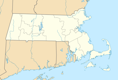 Location map Massachusetts