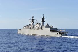 Rademaker, Type 22 frigate, in operation tropicalex 2016.
