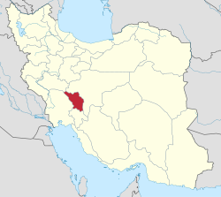 Location of Chaharmahal and Bakhtiari Province in Iran
