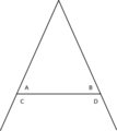 The bridge of asses theorem states that A=B and C=D.