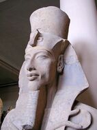 Akhenaten, born Amenhotep IV, began a religious revolution in which he declared Aten was a supreme god and turned his back on the old traditions. He moved the capital to Akhetaten.