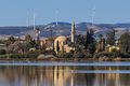 Hala Sultan Tekke with Larnaca Salt Lake in the foreground