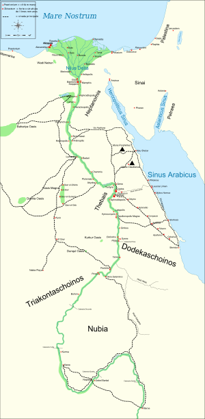 A map with roads