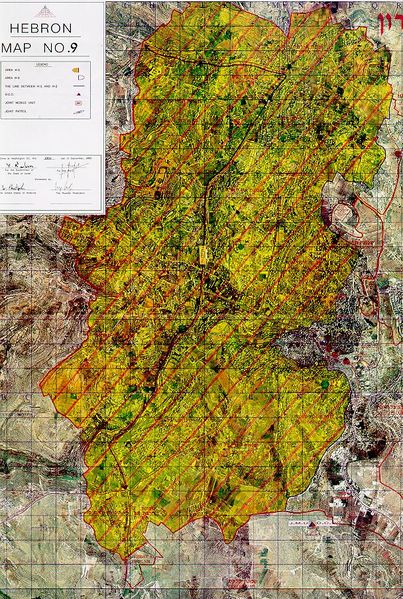 خريطة 9 - الخليل.