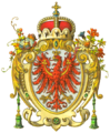 Coat of arms of the former County of Tyrol during the Austro-Hungarian Empire