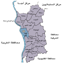 خريطة ميت غمر.