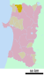 Fujisato in Akita Prefecture Ja.svg