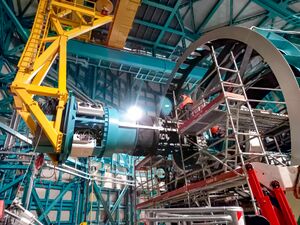 Vera C. تثبيت كاميرا مرصد روبن.