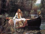 John William Waterhouse, 1888, The Lady of Shalott, Pre-Raphaelite Brotherhood