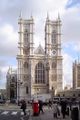 The Great West Door and towers, as seen from Tothill Street