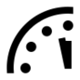 Doomsday clock (2 minutes).svg
