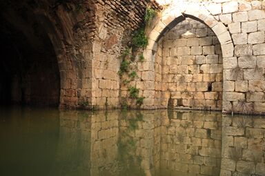 Nimrod Fortress - cistern