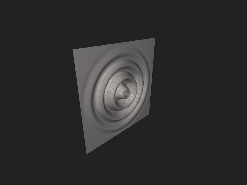 ملف:Wave Deformation Using a 3D Deformer.stl