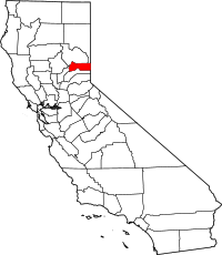 Location in the state of California