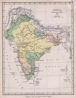 The Maratha Empire in 1760