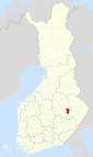 Tuusniemi sijainti Suomi.svg