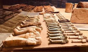 أوشابتي في متحف تل بسطا.