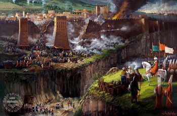 محمد الفاتح يقصف طرابزون 26 أكتوبر 1461.