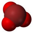 The bromate anion (space-filling model)