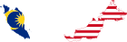 Flag Map of Malaysia