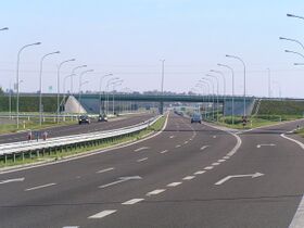 The first part of a bypass road around Lublin