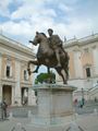 Marcus Aurelius statue on Piazza del Campidoglio, Rome