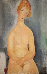 Seated Nude, 1918, Honolulu Museum of Art Portrait of Leopold Zborowski, 1918