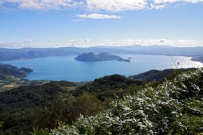 Lake Tōya, a volcanic caldera lake