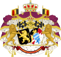 Coat of arms of the former King Albert I and Queen Elisabeth