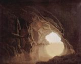 Joseph Wright, 1774, Cave at evening, Smith College Museum of Art, Northampton, Massachusetts