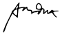 سارة دوترتي's signature