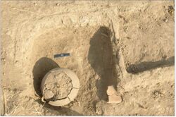 إناء طهي من العصر الفرعوني المتأخر، مدينة إيمت.