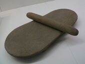 Stone roller and quern from the Peiligang site