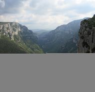 Verdon Gorge in Provence.