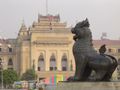 Yangon City Hall seen from Mahabandula Park