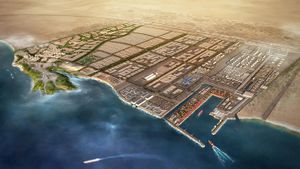 صورة تخيلية لمدينة جازان للصناعات الاساسية والتحويلية