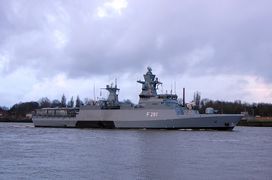 German Braunschweig-class corvette
