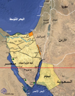 خريطة توضح خط العرض 29 الوطن البديل نيوم.png