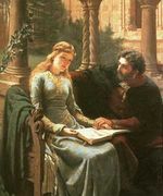 Edmund Blair Leighton - Abaelard Und Seine Schülerin Heloisa.jpg