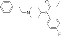 Chemical structure of Parafluorofentanyl.